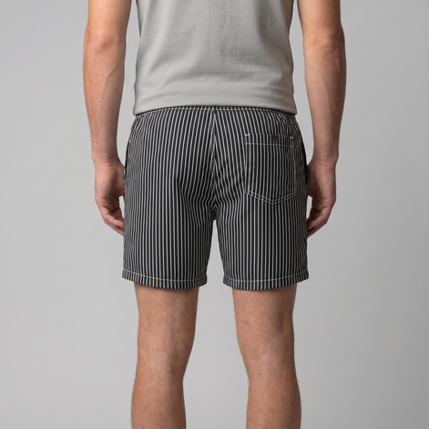 Men's Quick Dry Striped Swim Shorts