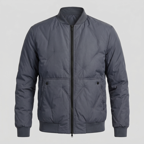Men's Quilted Bomber Mid Jacket