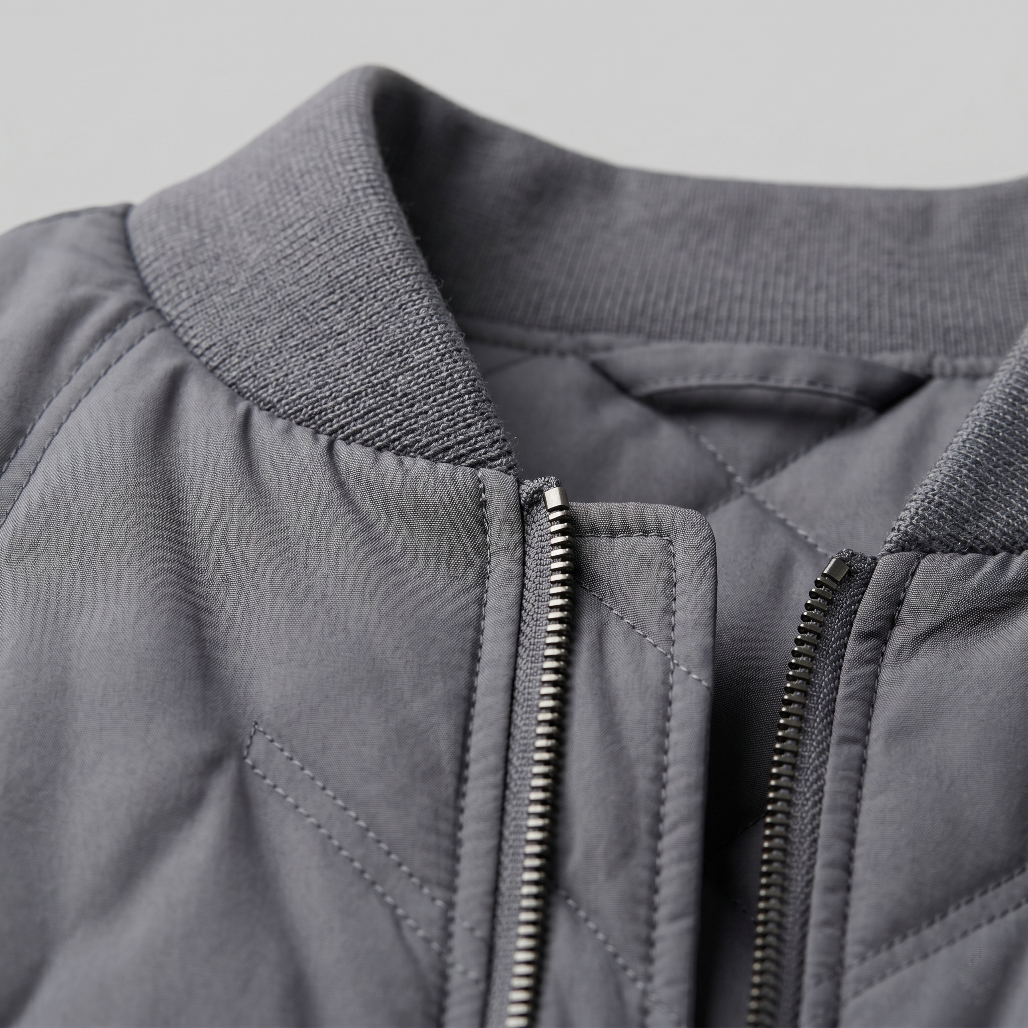 Men's Quilted Bomber Mid Jacket