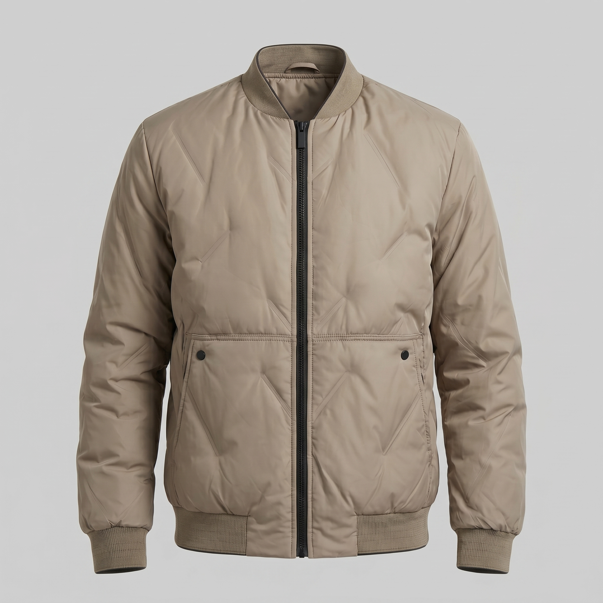 Men's Quilted Bomber Mid Jacket