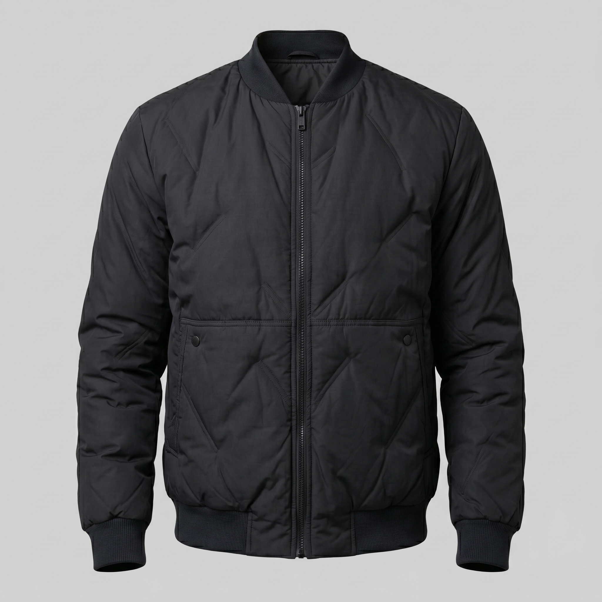 Men's Quilted Bomber Mid Jacket
