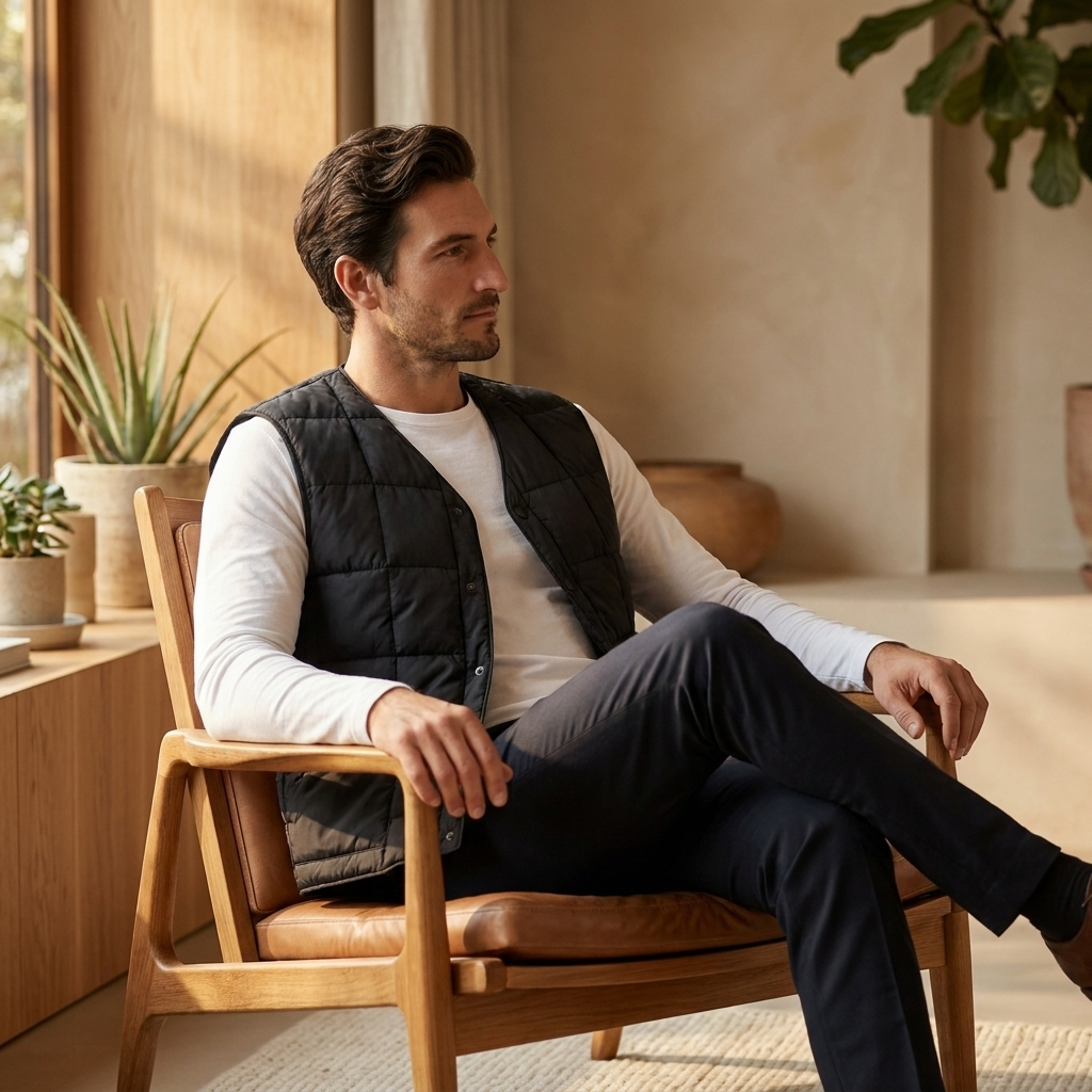 Men's Quilted Gilet