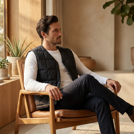 Men's Quilted Gilet
