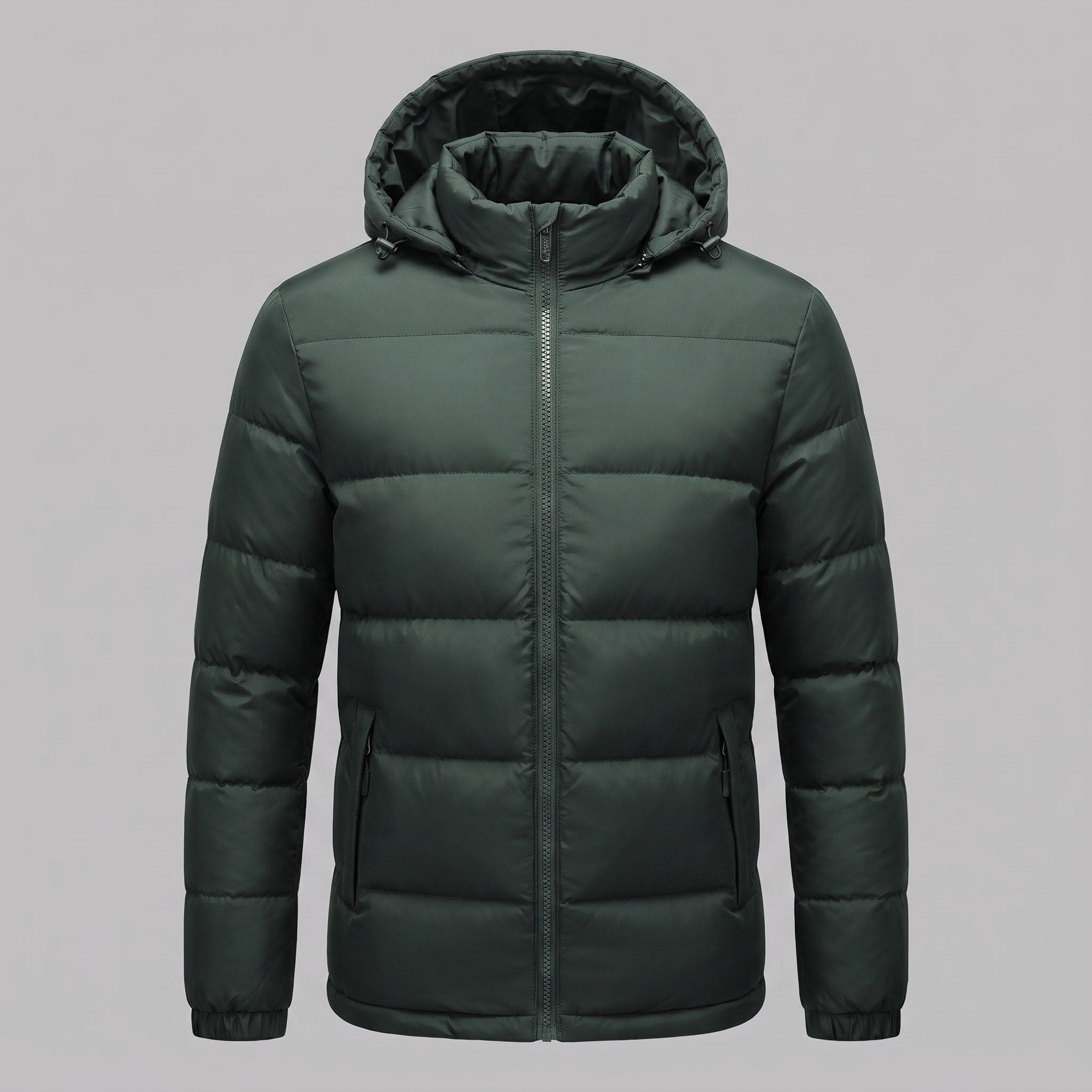 Men's Quilted Hooded Puffer Jacket