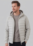 Men's Quilted Hybrid Hooded Jacket