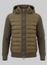 Men's Quilted Hybrid Hooded Jacket