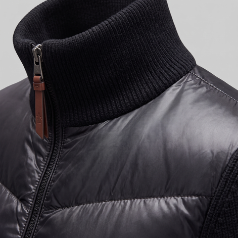 Men's Quilted Hybrid Knit Jacket