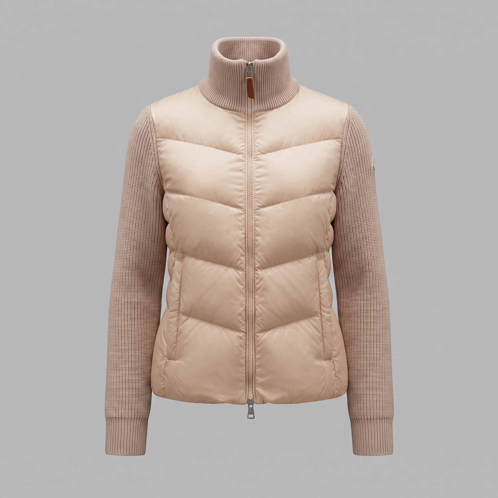 Men's Quilted Hybrid Knit Jacket