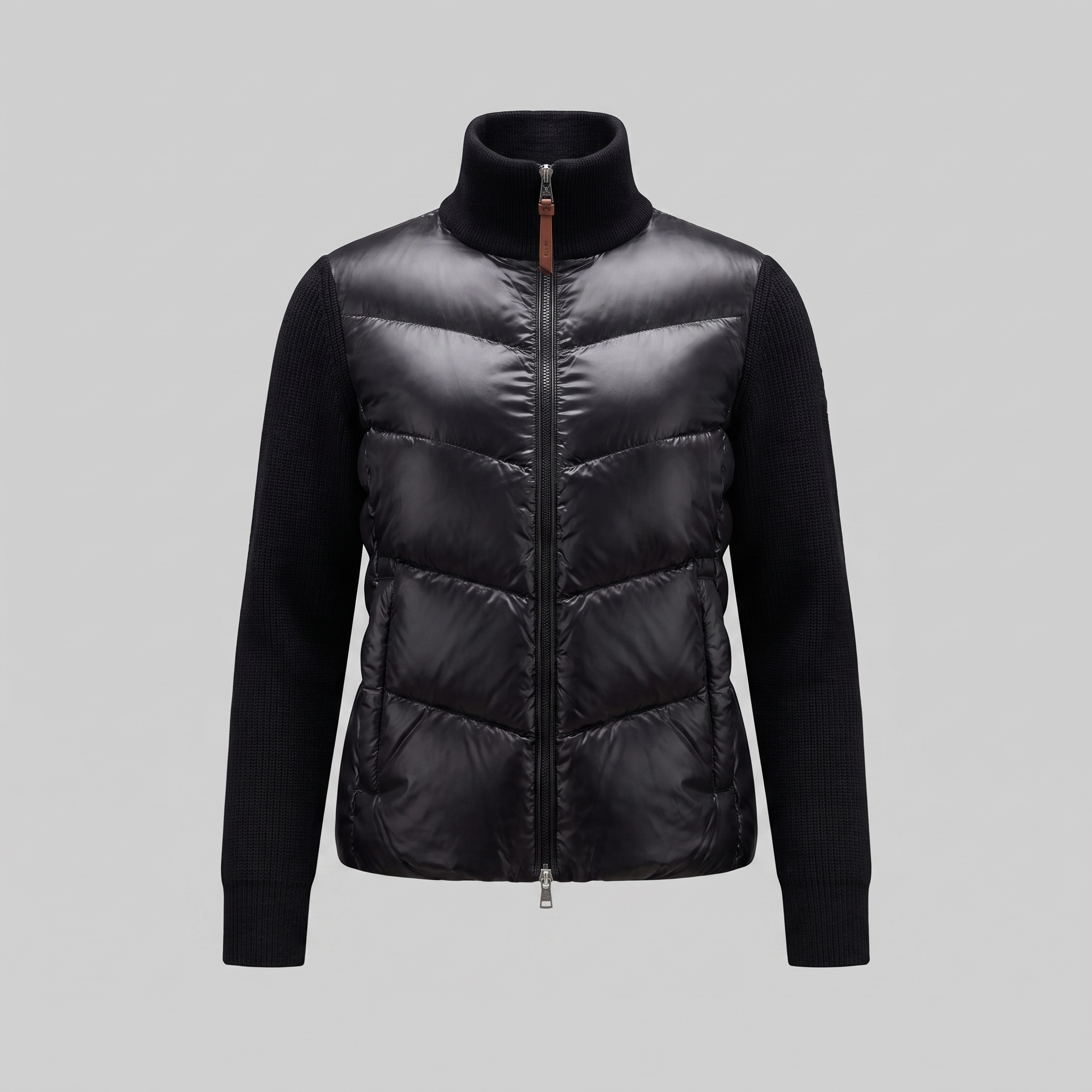Men's Quilted Hybrid Knit Jacket