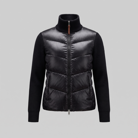 Men's Quilted Hybrid Knit Jacket