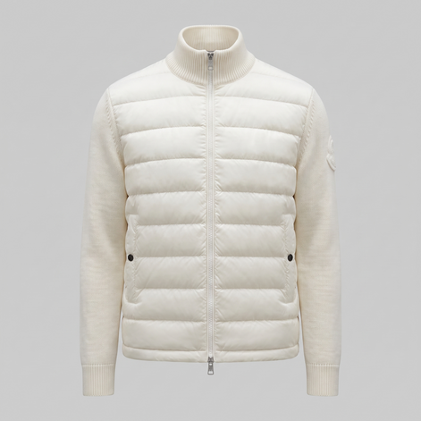 Men's Quilted Hybrid Stand Collar Jacket