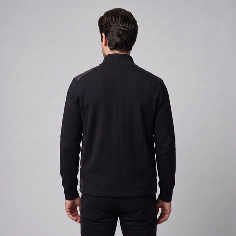 Men's Quilted Hybrid Stand Collar Jacket
