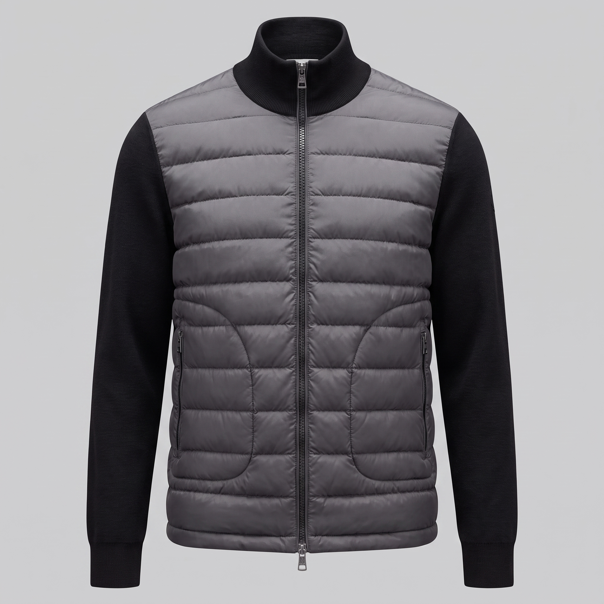 Men's Quilted Hybrid Stand Collar Jacket
