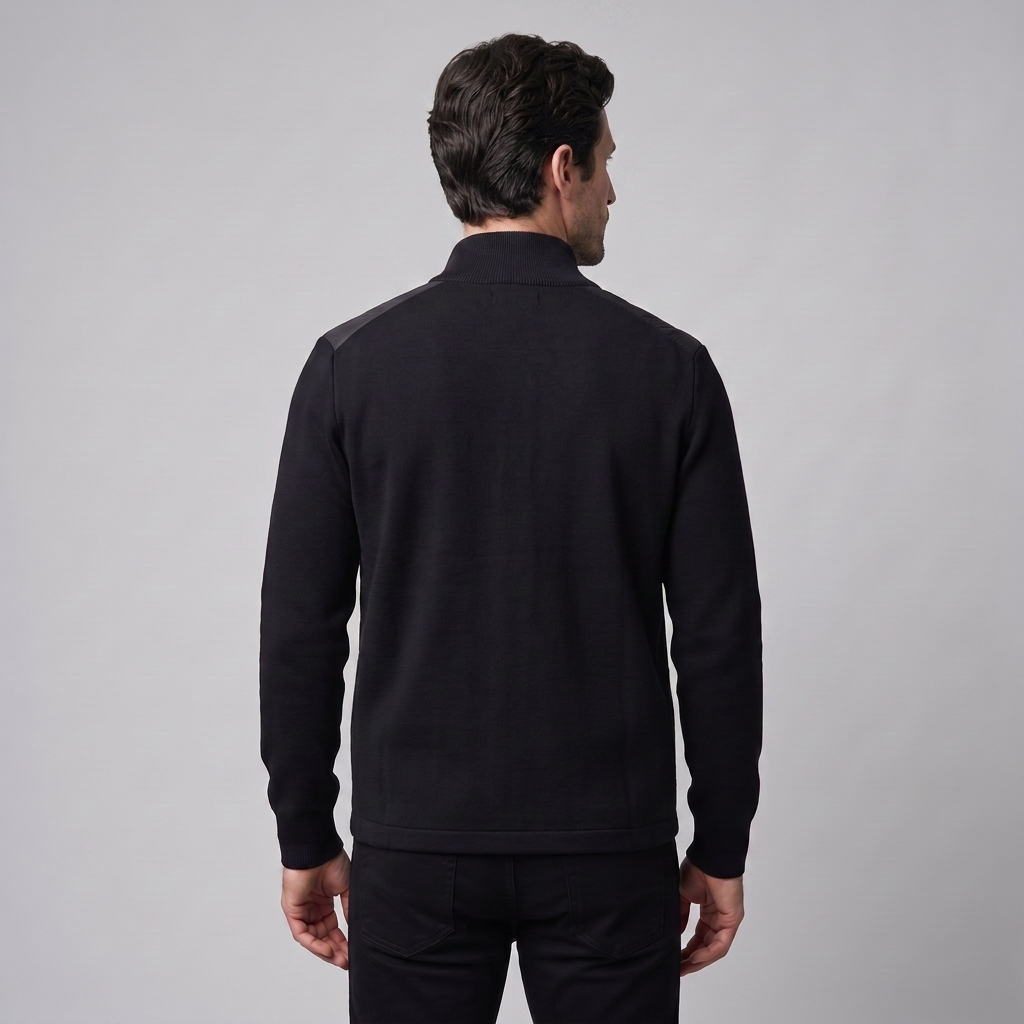 Men's Quilted Hybrid Stand Collar Jacket