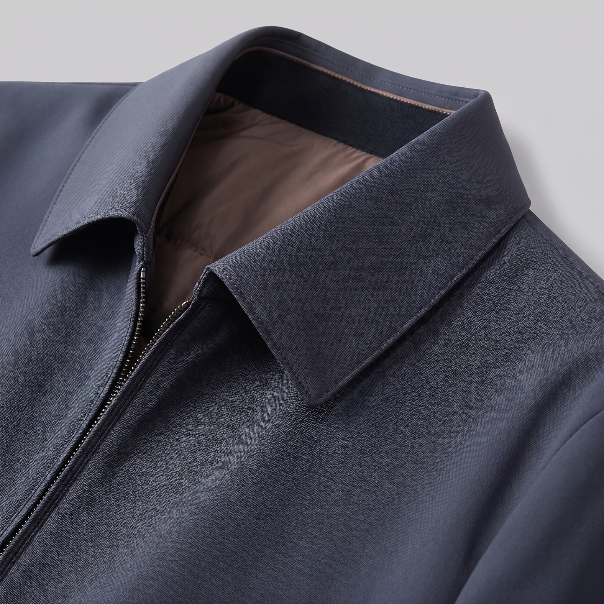 Men's Quilted Lined Zip Jacket