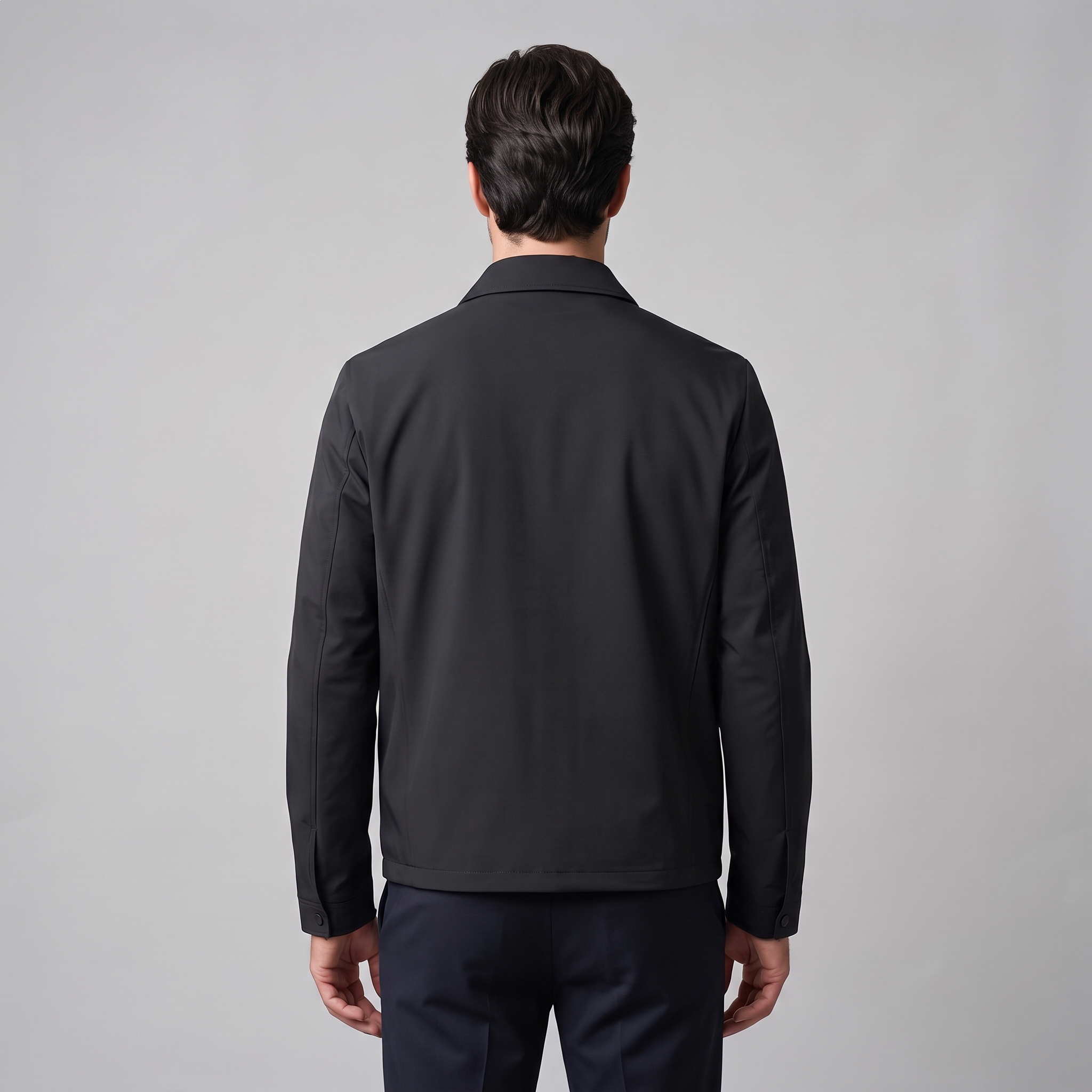 Men's Quilted Lined Zip Jacket