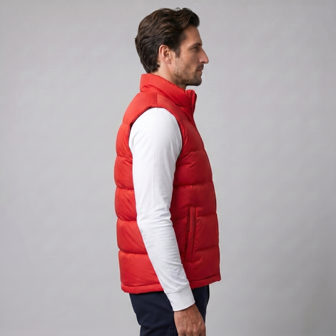 Men's Quilted Padded Gilet