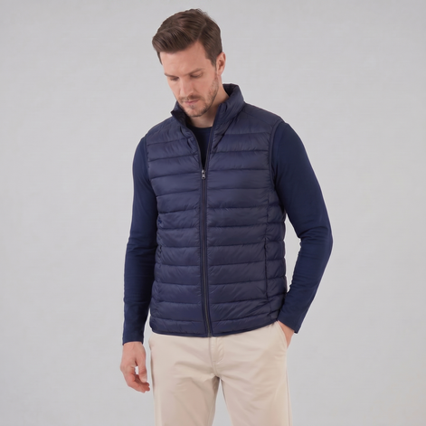 Men's Quilted Padded Gilet