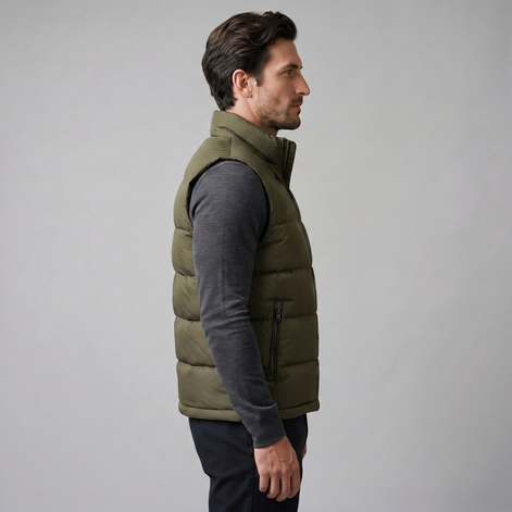Men's Quilted Padded Gilet
