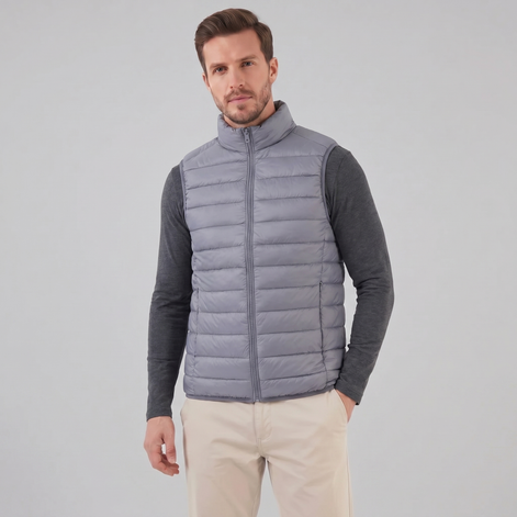 Men's Quilted Padded Gilet