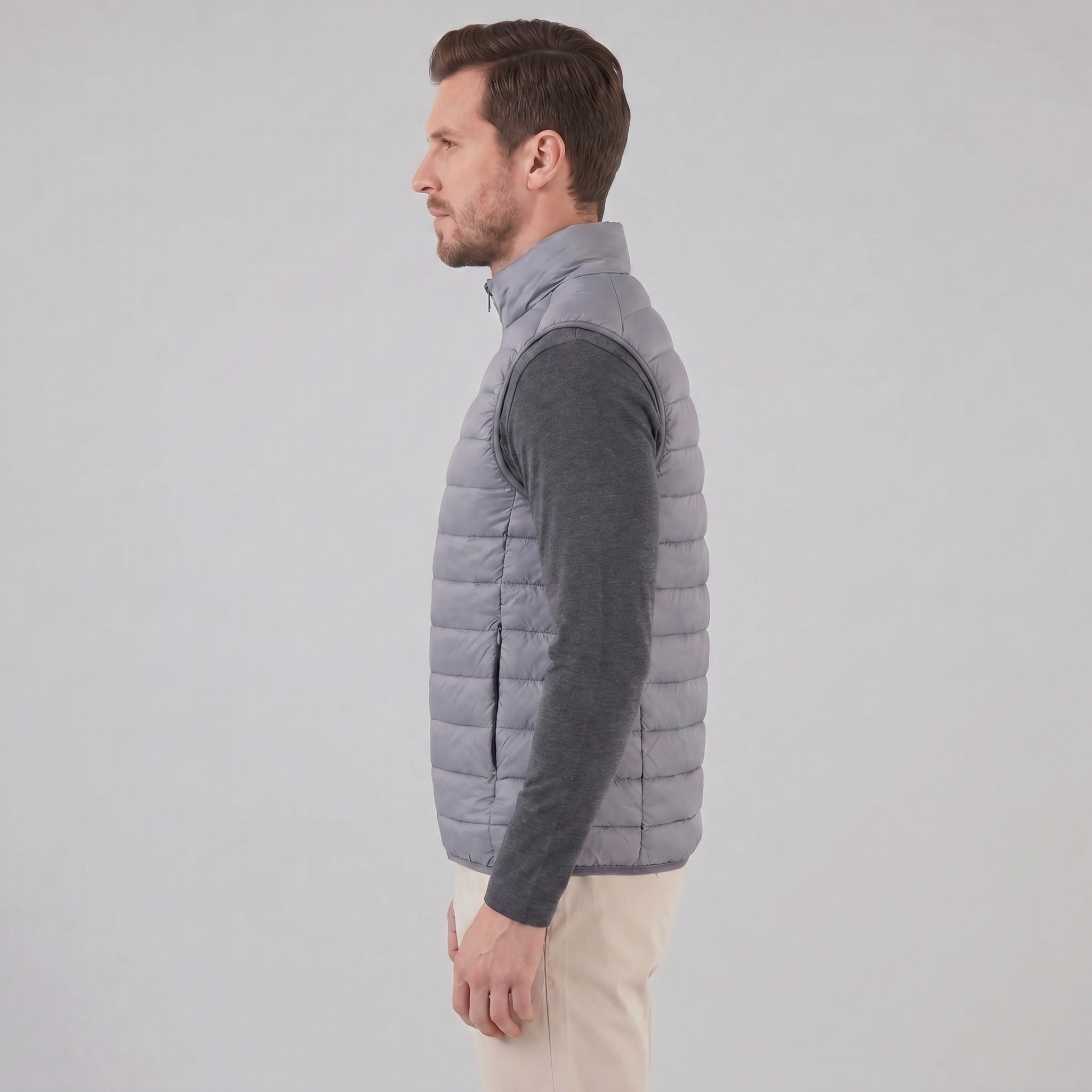 Men's Quilted Padded Gilet