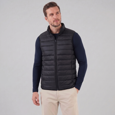 Men's Quilted Padded Gilet