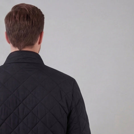 Men's Quilted Spring Jacket for Everyday Wear