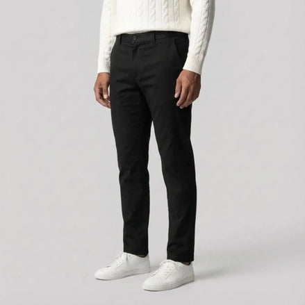 Men's Regular Fit Chino Pants with Straight Legs