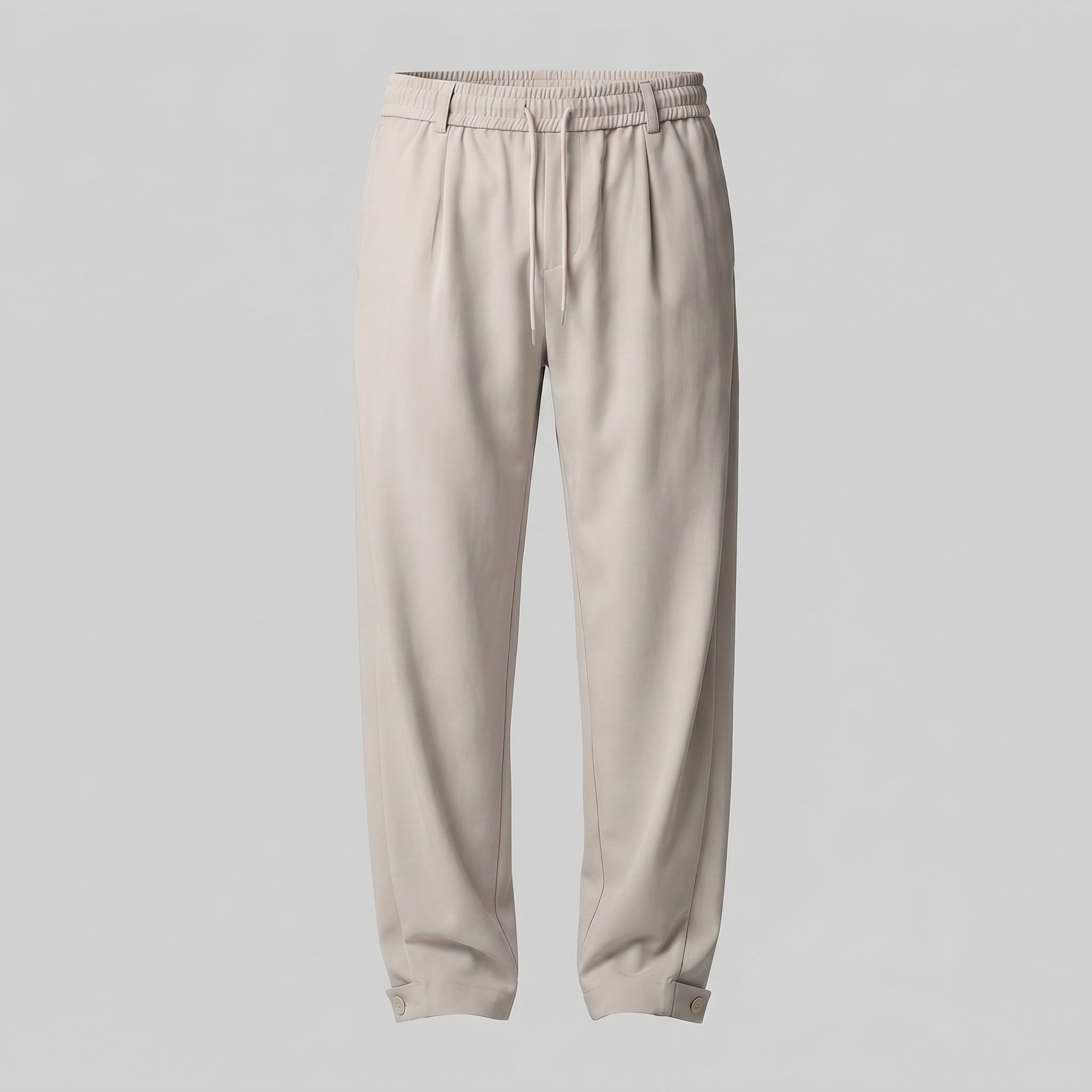 Men's Relaxed Drawstring Tapered Trousers
