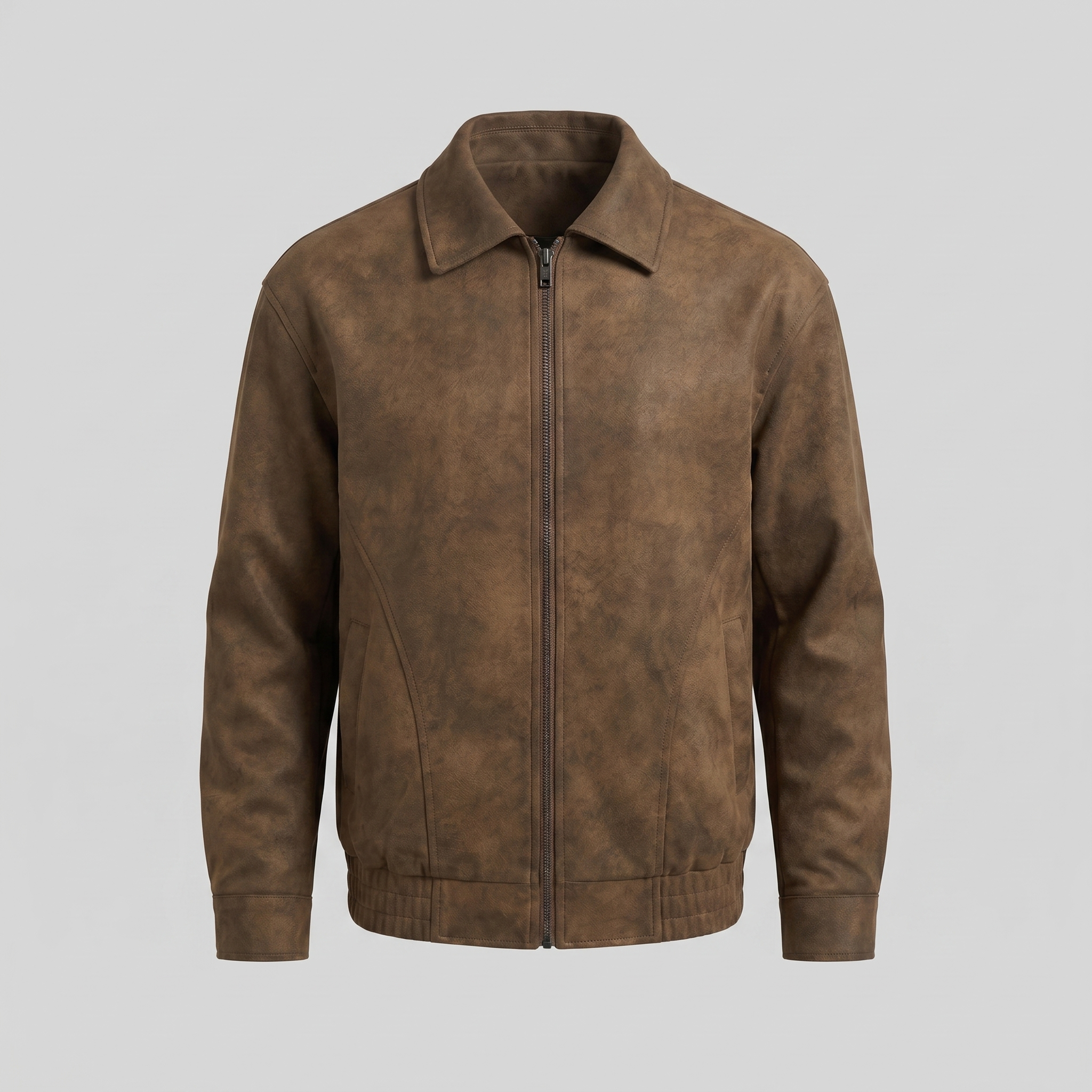 Men's Relaxed Fit Collar Jacket