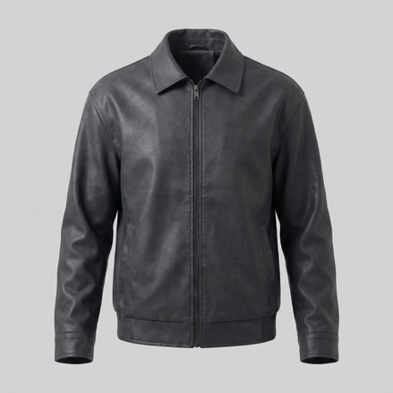 Men's Relaxed Fit Collar Jacket