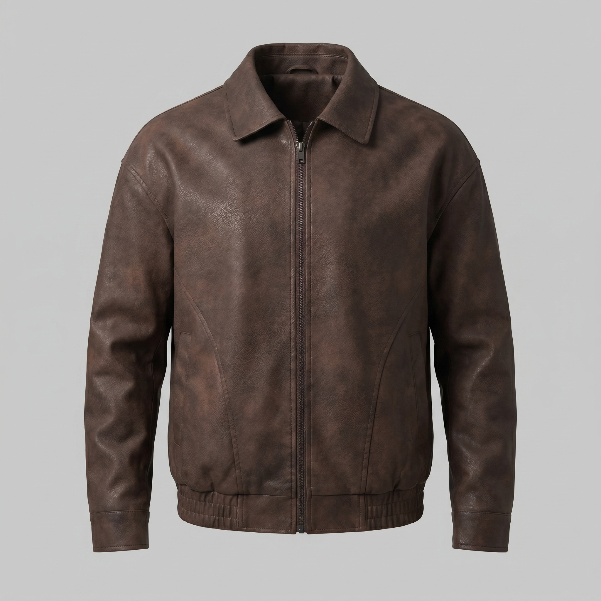 Men's Relaxed Fit Collar Jacket