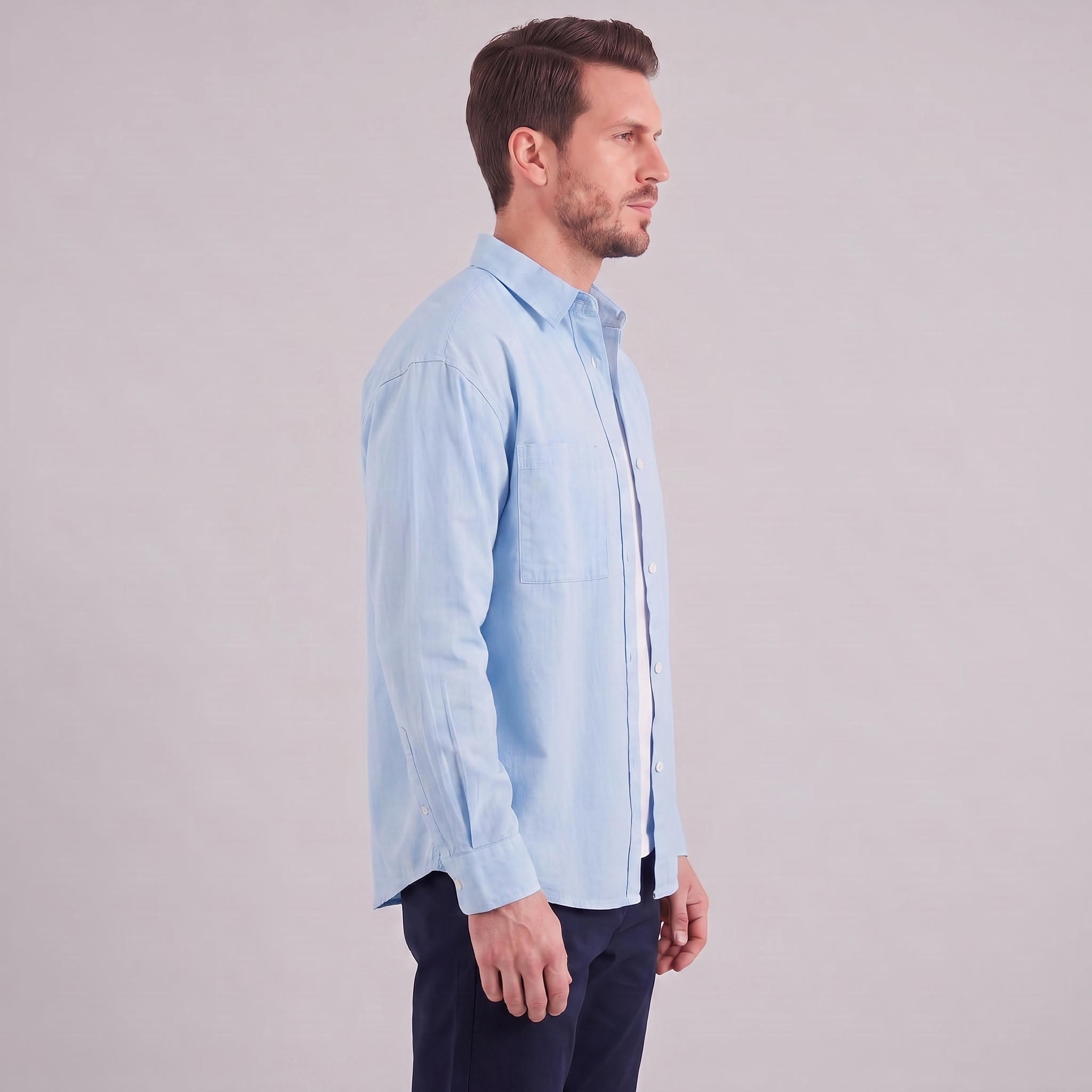 Men's Relaxed Overshirt Jacket