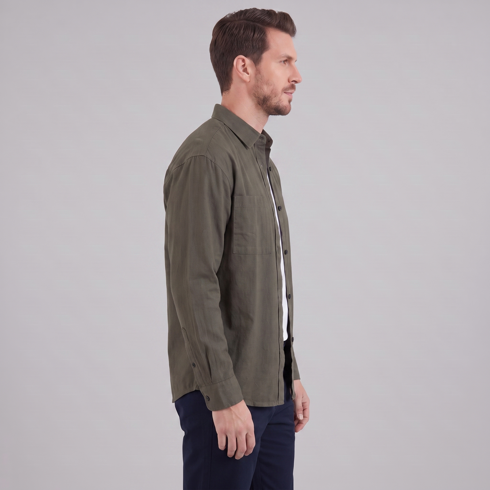 Men's Relaxed Overshirt Jacket