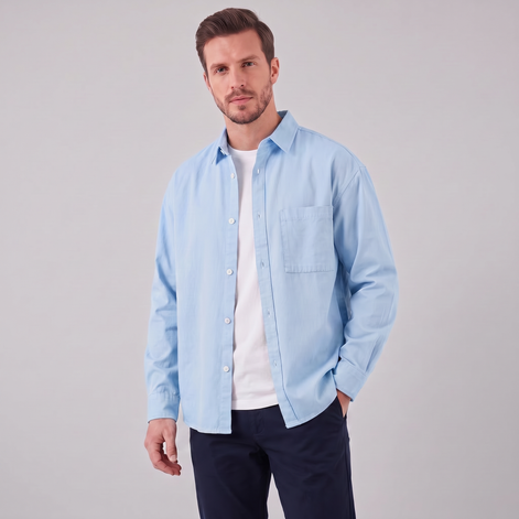 Men's Relaxed Overshirt Jacket