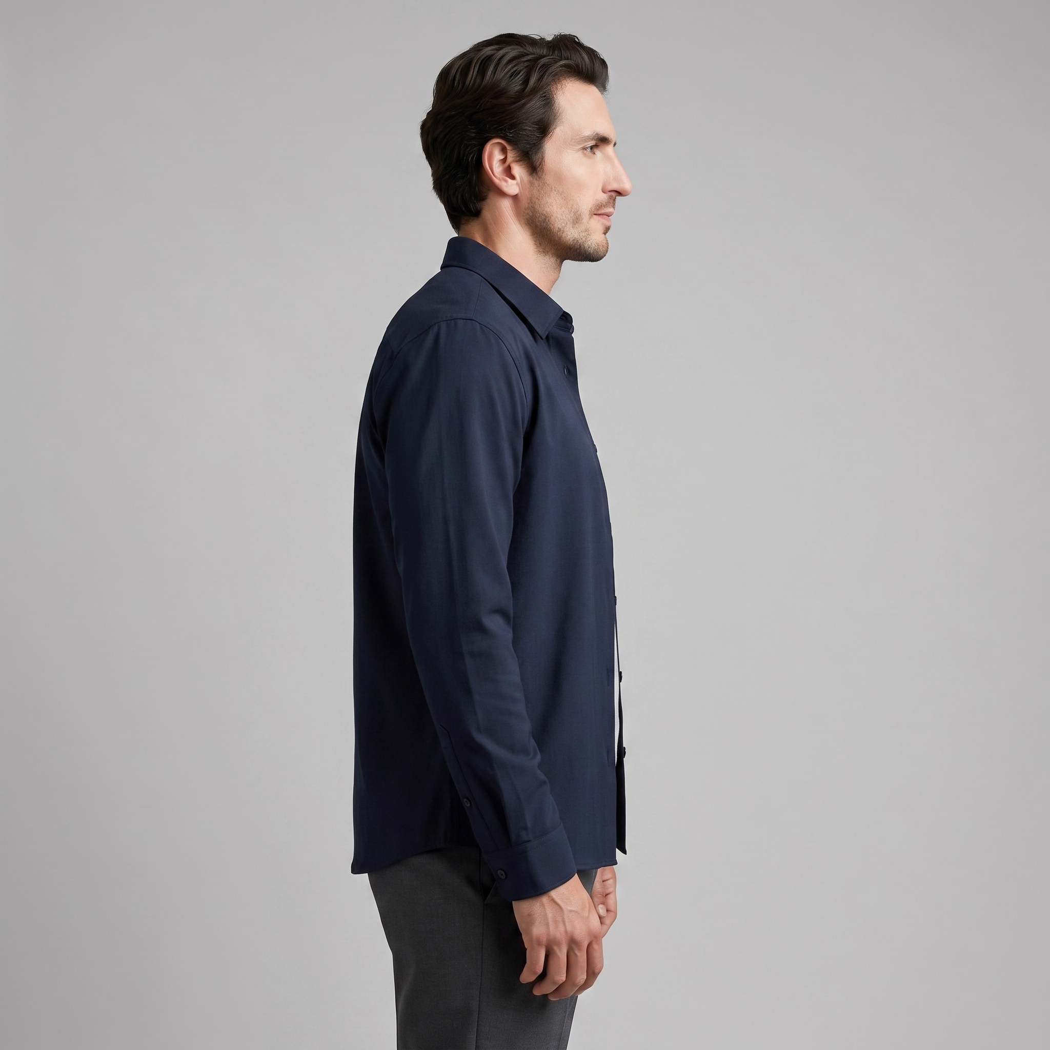 Men's Relaxed Viscose Autumn Overshirt