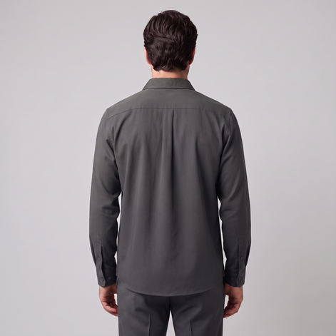 Men's Relaxed Viscose Autumn Overshirt