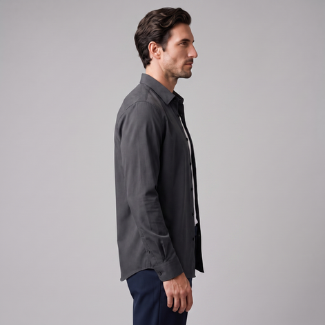 Men's Relaxed Viscose Autumn Overshirt