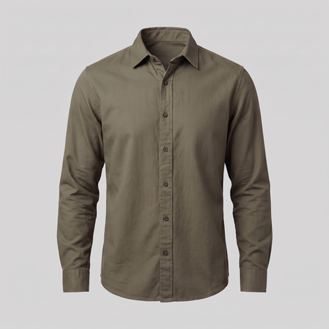 Men's Relaxed Viscose Autumn Overshirt