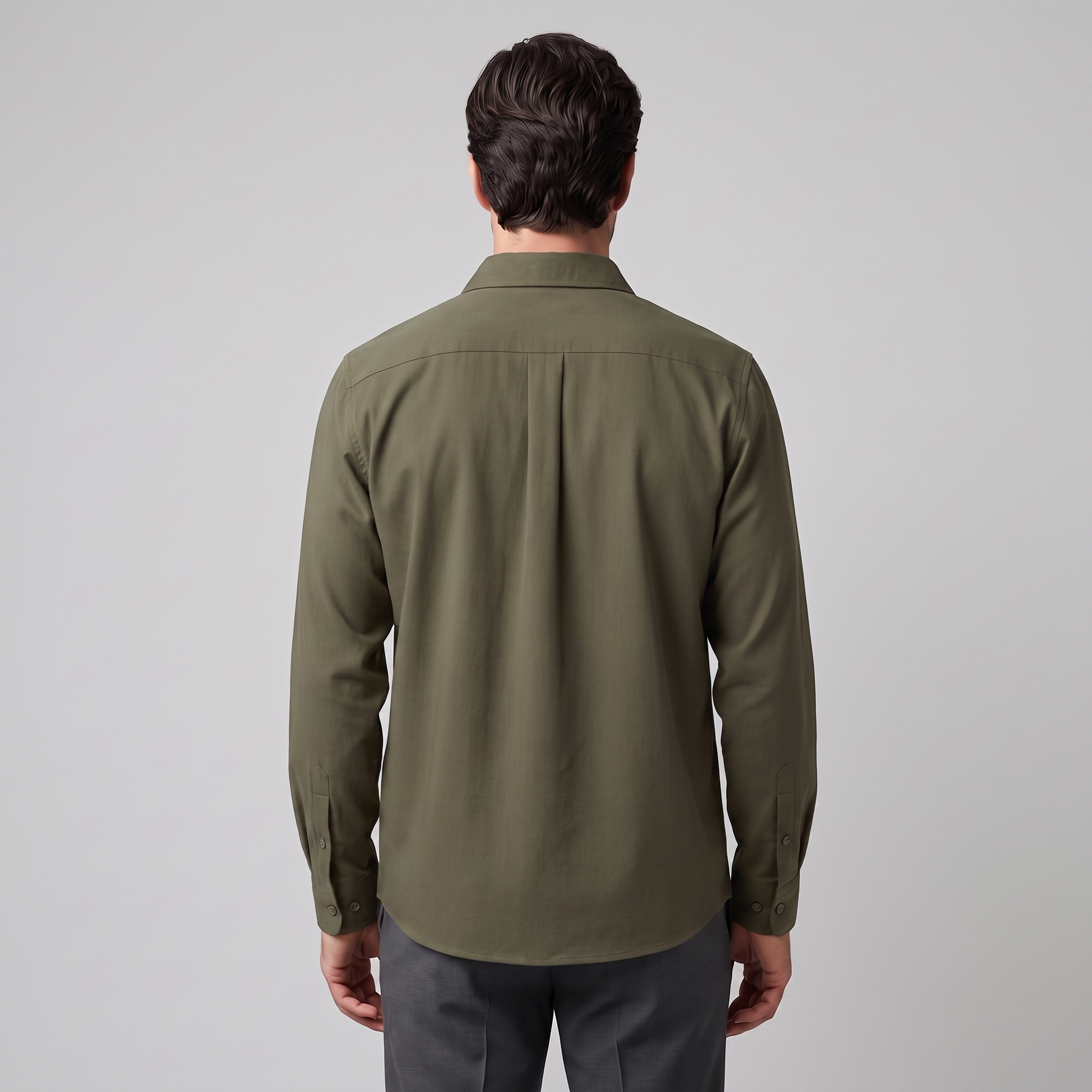 Men's Relaxed Viscose Autumn Overshirt