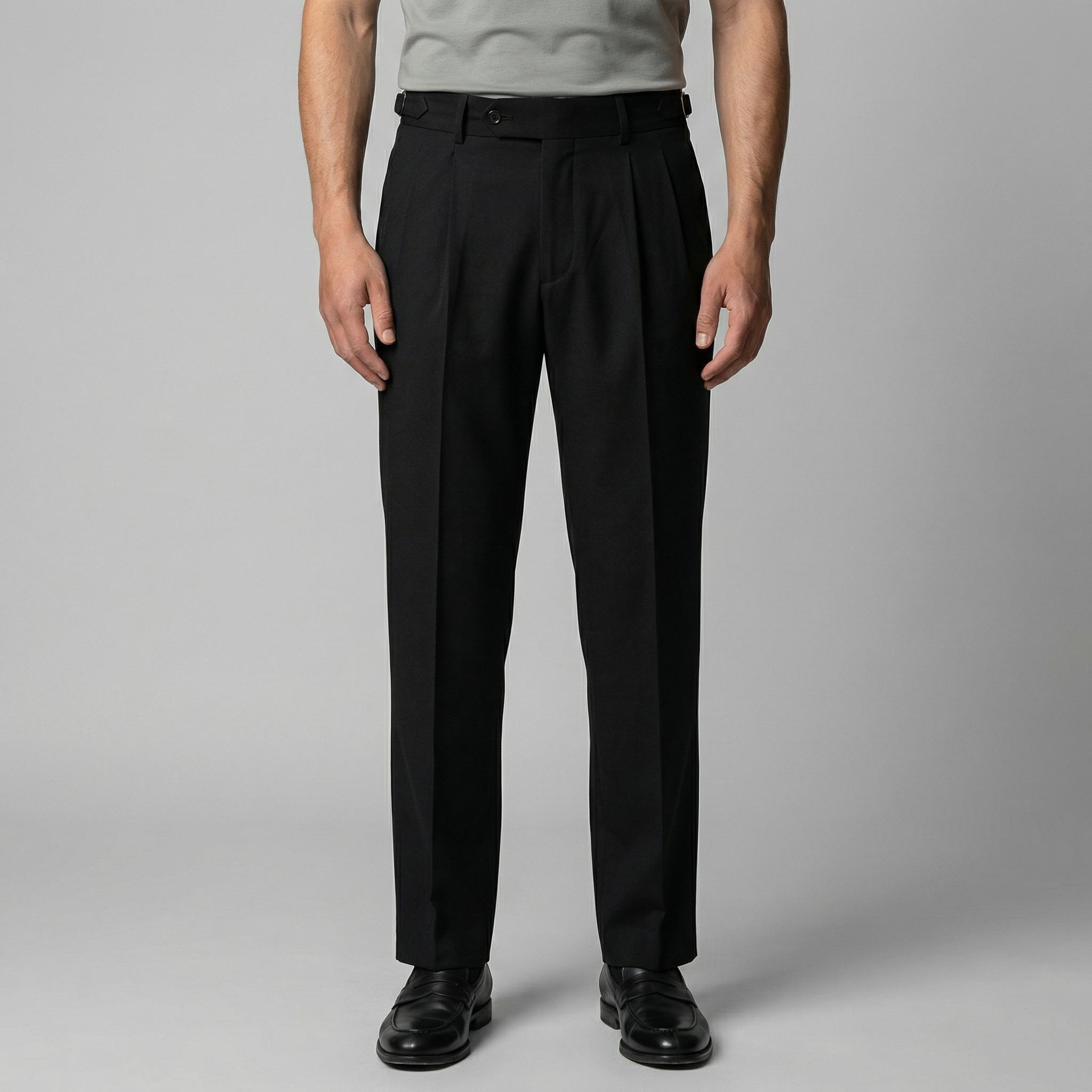 Men's Retro Straight Leg Trousers