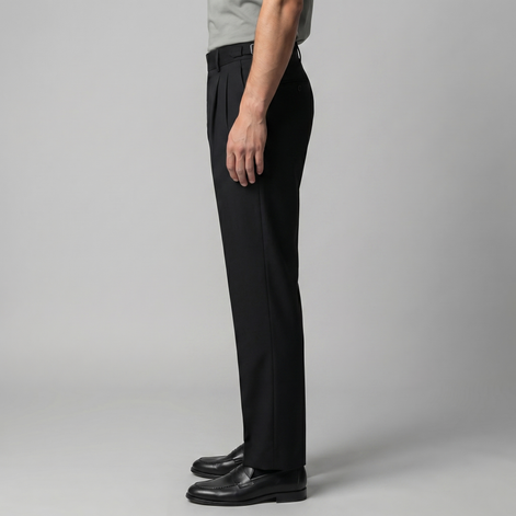 Men's Retro Straight Leg Trousers