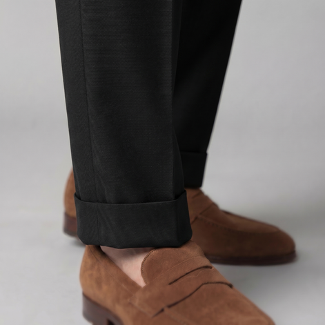 Men's Retro Straight Leg Trousers