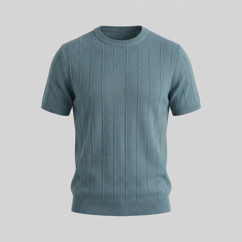Men's Rib Knit T-Shirt