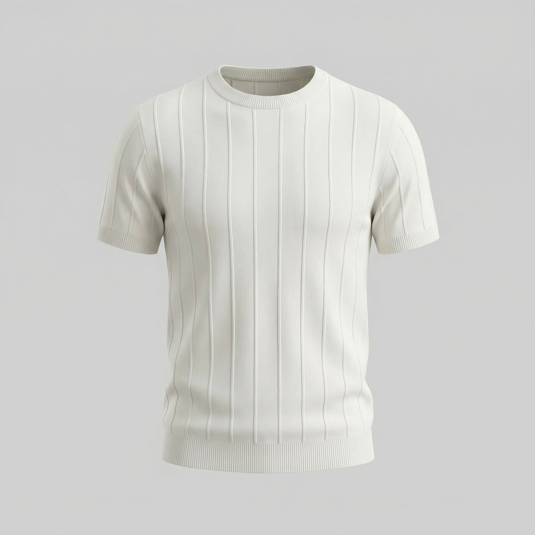 Men's Rib Knit T-Shirt