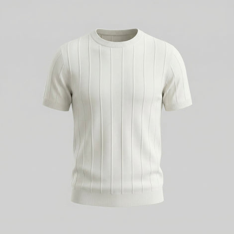 Men's Rib Knit T-Shirt