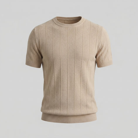 Men's Rib Knit T-Shirt