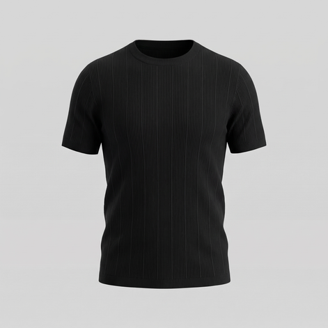 Men's Rib Knit T-Shirt