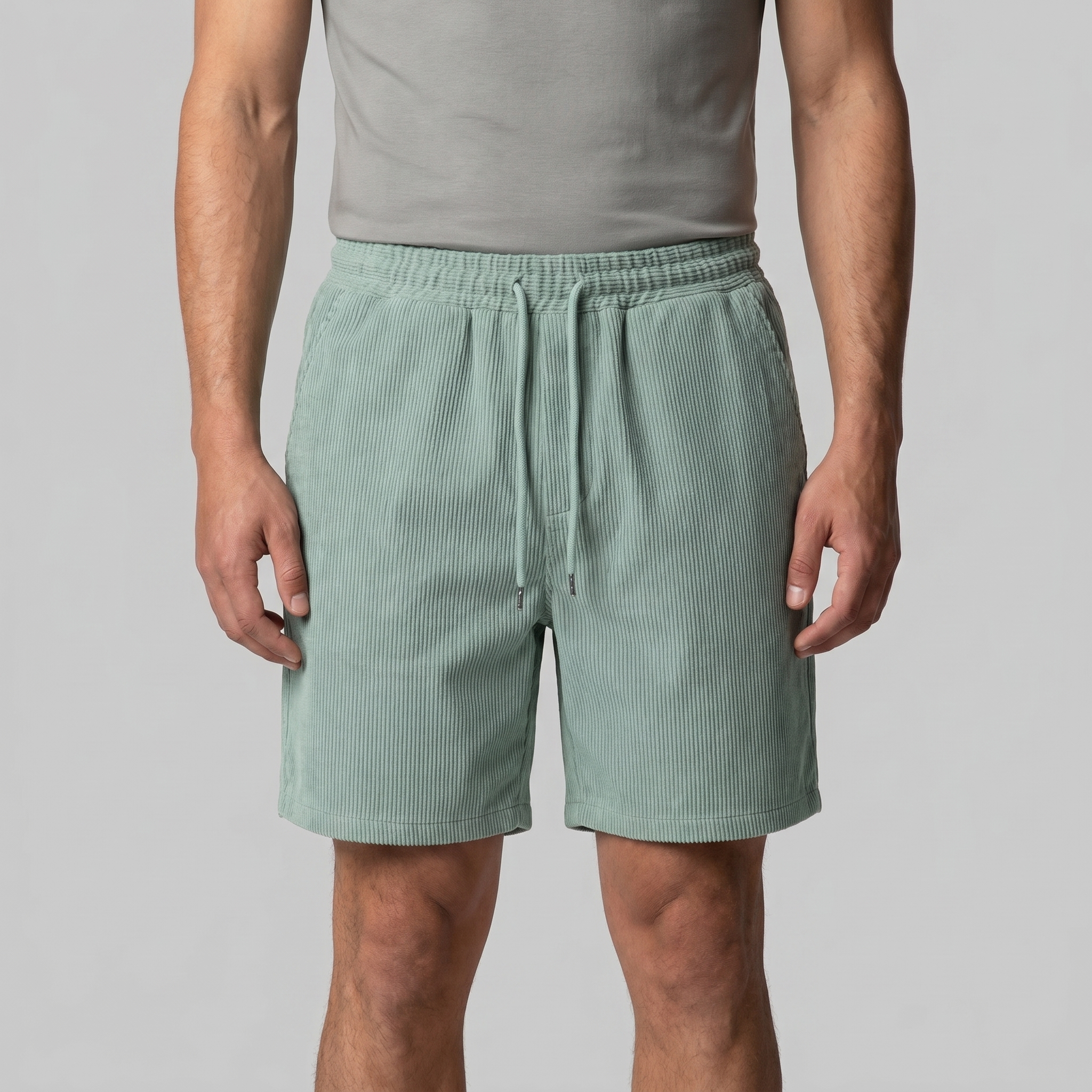 Men's Ribbed Casual Summer Shorts