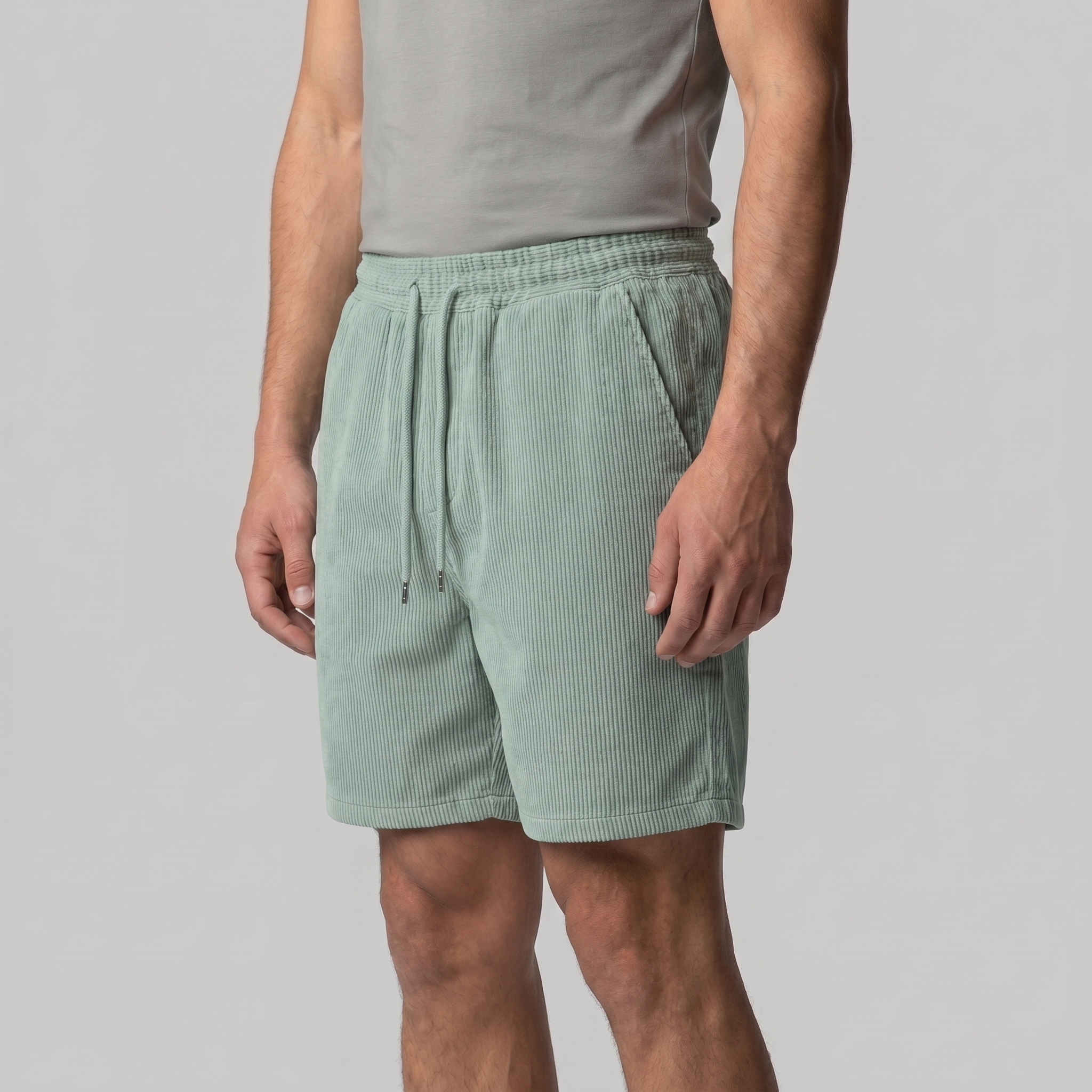 Men's Ribbed Casual Summer Shorts